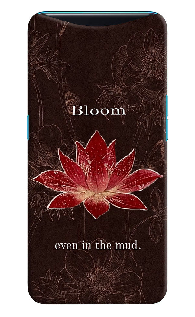 Bloom Oppo Find X Hard Case Back Cover by Casekaro