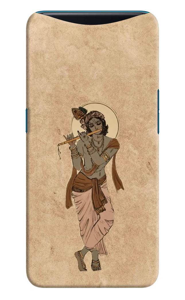 Krishna Oppo Find X Hard Case Back Cover by Casekaro