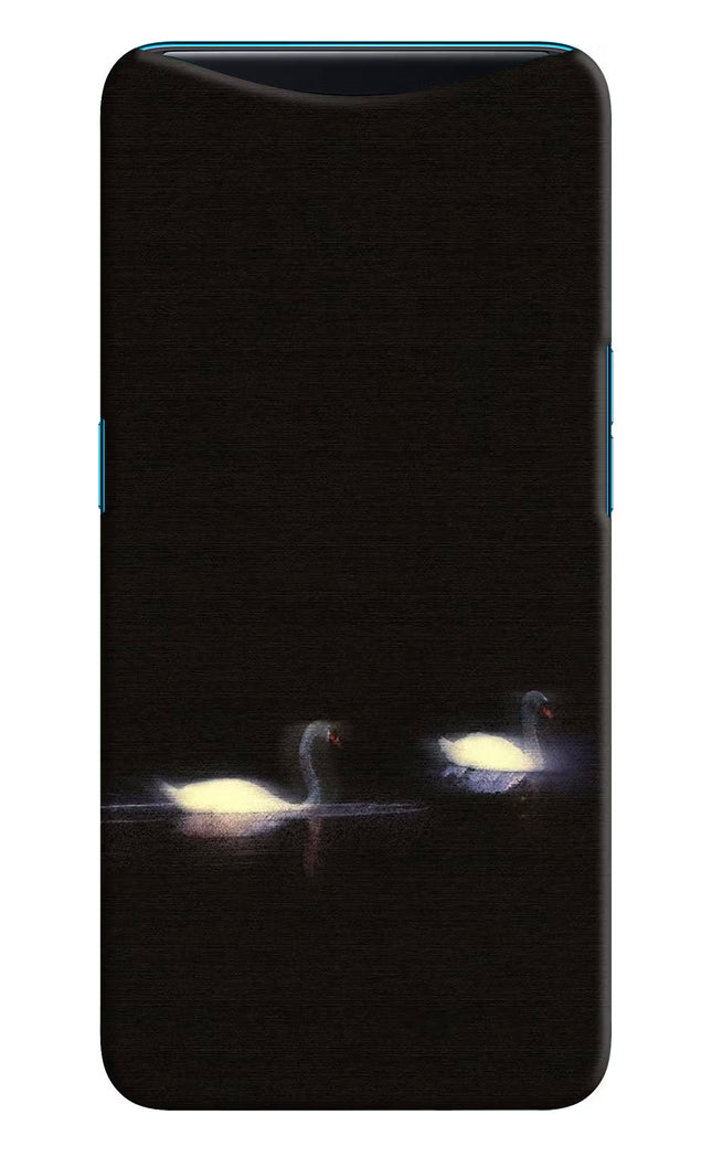 Silent Swans Oppo Find X Hard Case Back Cover by Casekaro