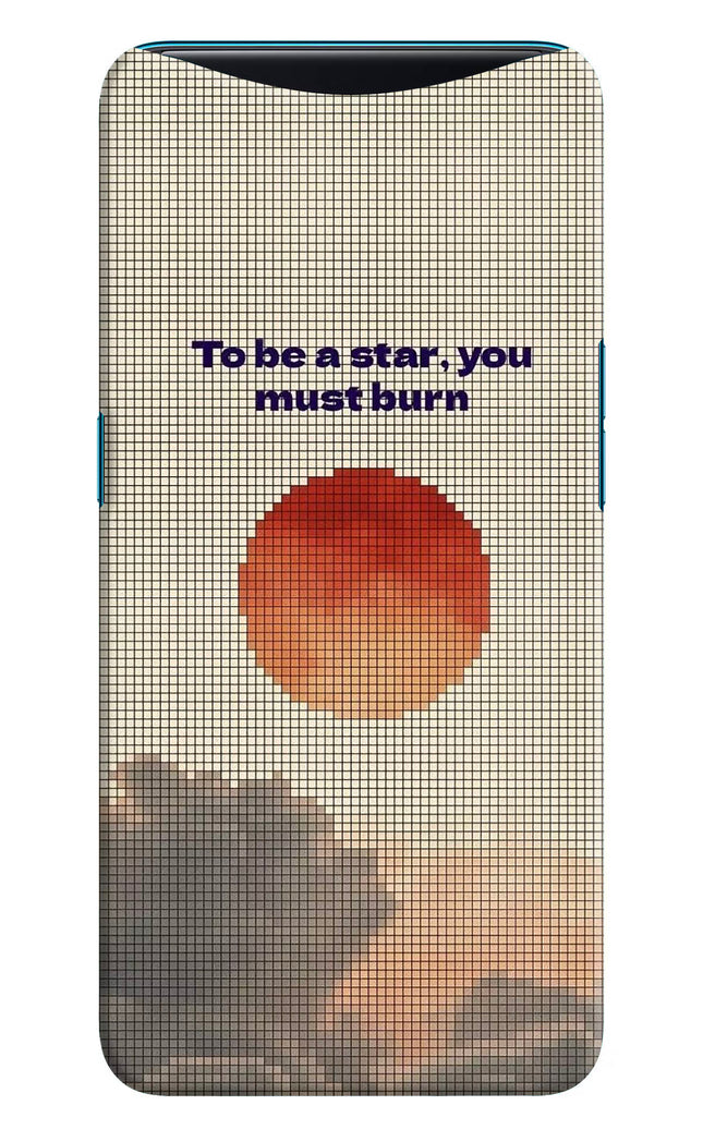 Pixel Sun Oppo Find X Hard Case Back Cover by Casekaro