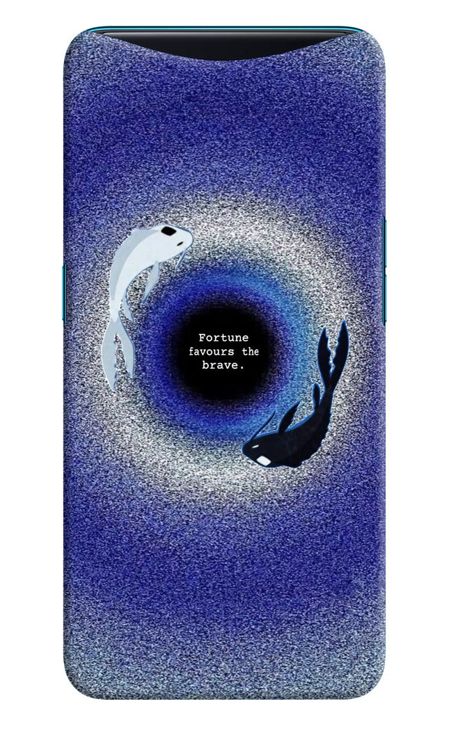 Dark Koi Oppo Find X Hard Case Back Cover by Casekaro