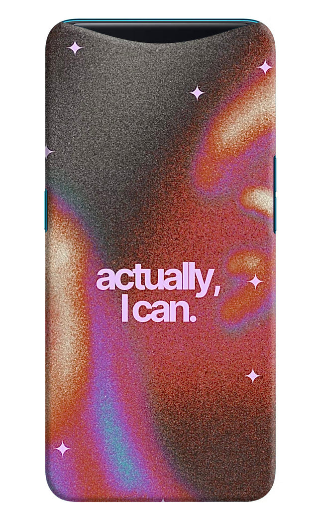 Pink Aura Oppo Find X Hard Case Back Cover by Casekaro
