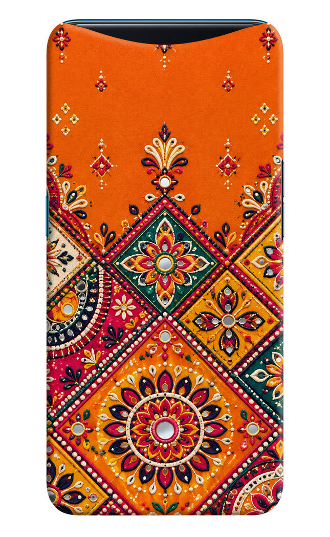 Kutch Glow Oppo Find X Hard Case Back Cover by Casekaro