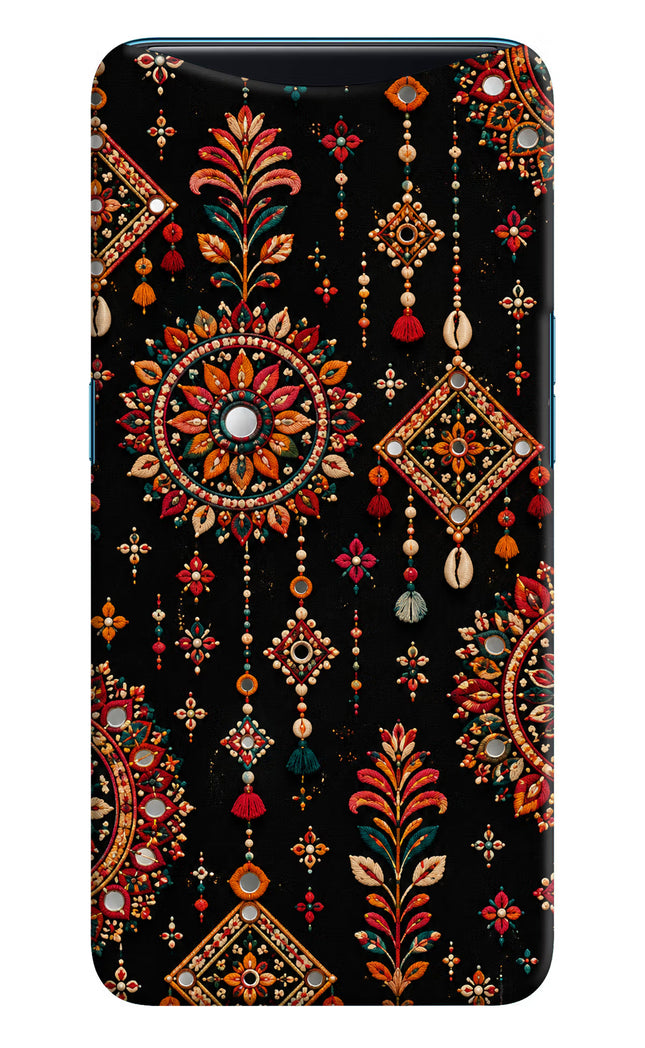 Boho Noir Oppo Find X Hard Case Back Cover by Casekaro