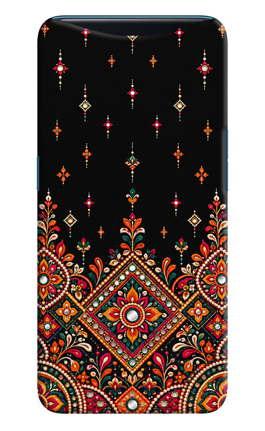 Noir Mehfil Oppo Find X Back Cover, Hard case