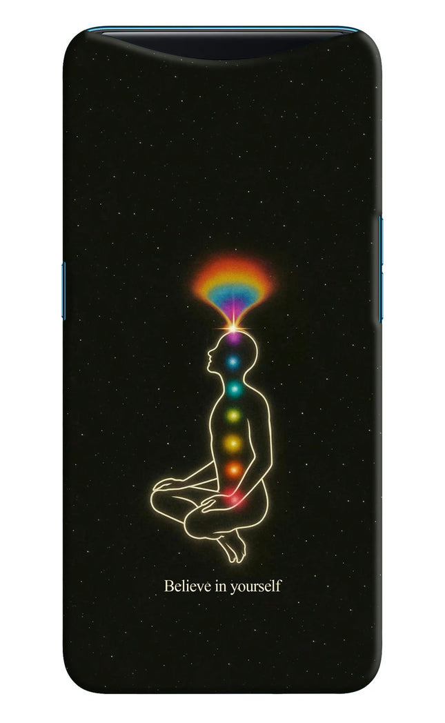 Believe in yourself Oppo Find X Hard Case Back Cover by Casekaro