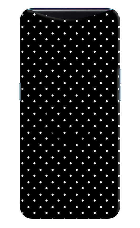 White Dots Oppo Find X Pop Case by Casekaro