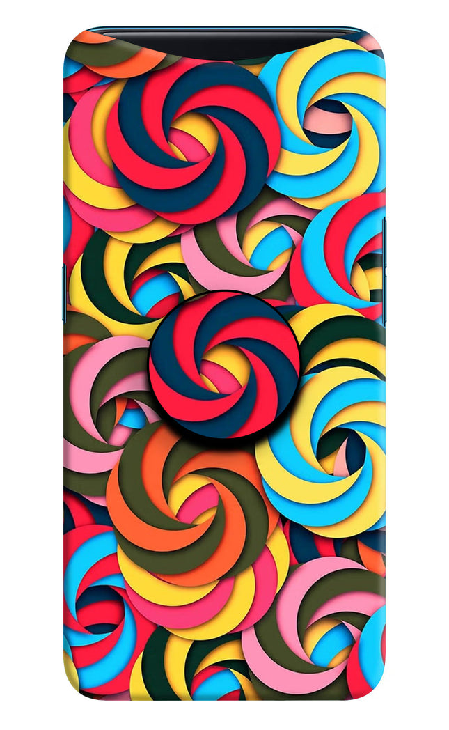 Spiral Pattern Oppo Find X Pop Case by Casekaro