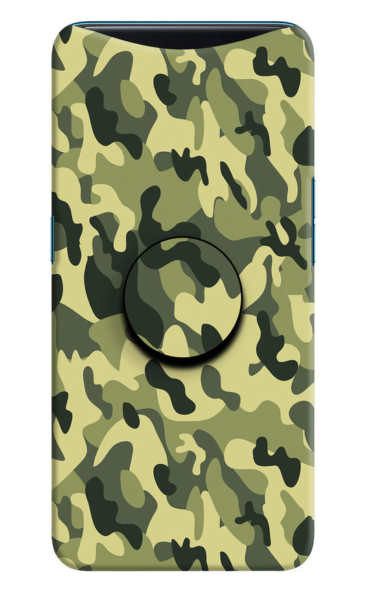 Camouflage Oppo Find X Pop Case by Casekaro