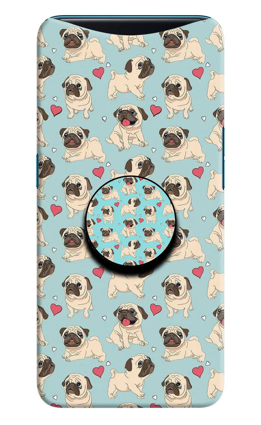 Pug Dog Oppo Find X Pop Case by Casekaro