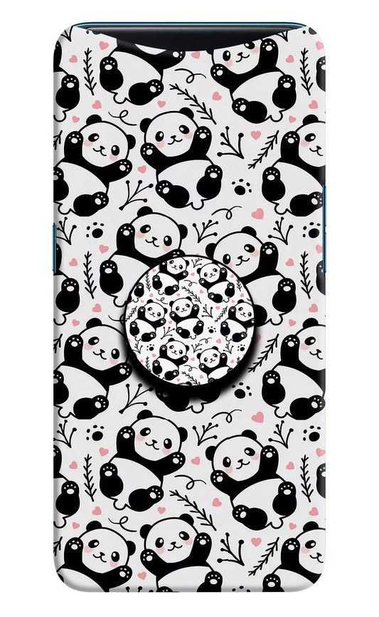 Cute Panda Oppo Find X Pop Case by Casekaro