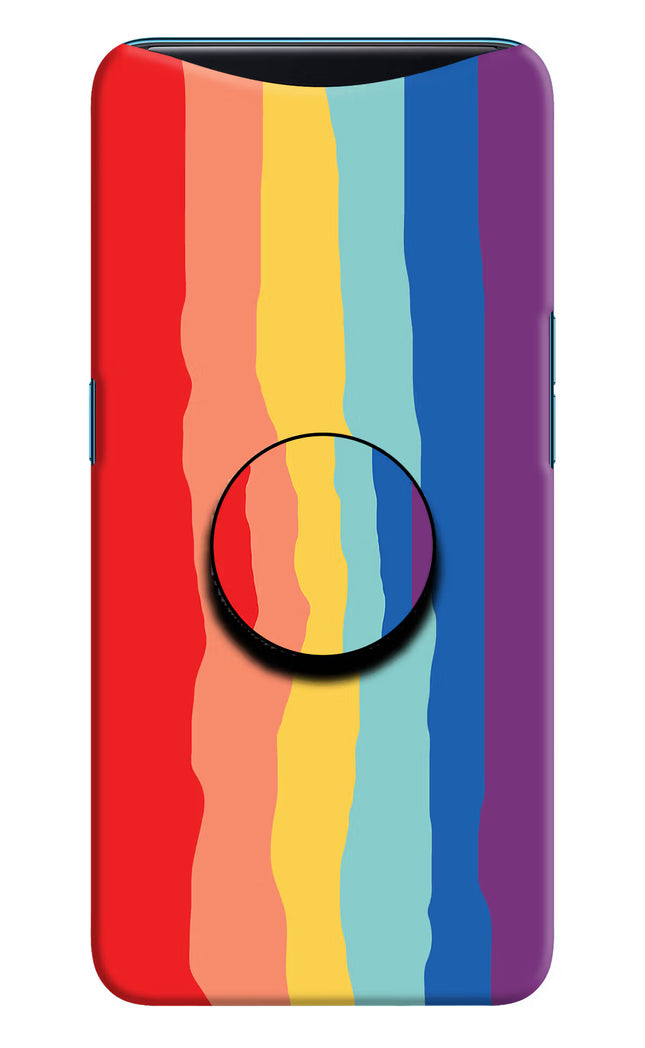 Rainbow Oppo Find X Pop Case by Casekaro