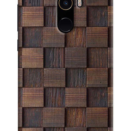 Wooden Cube Design Mi Mix 2 Hard Case Back Cover by Casekaro