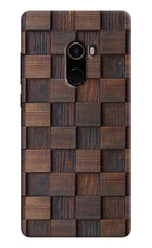 Wooden Cube Design Mi Mix 2 Hard Case Back Cover by Casekaro