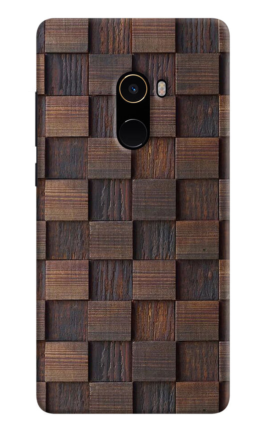 Wooden Cube Design Mi Mix 2 Hard Case Back Cover by Casekaro