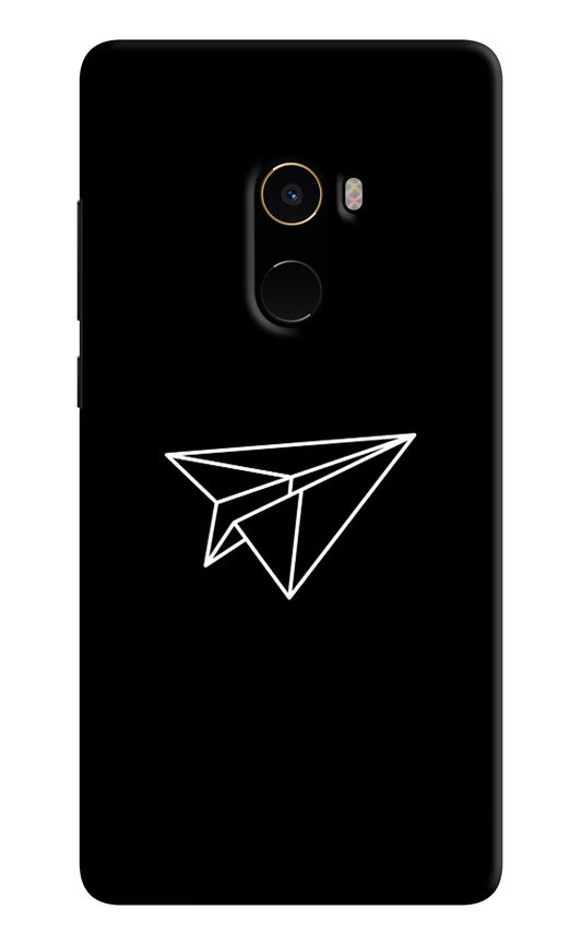 Paper Plane White Mi Mix 2 Hard Case Back Cover by Casekaro