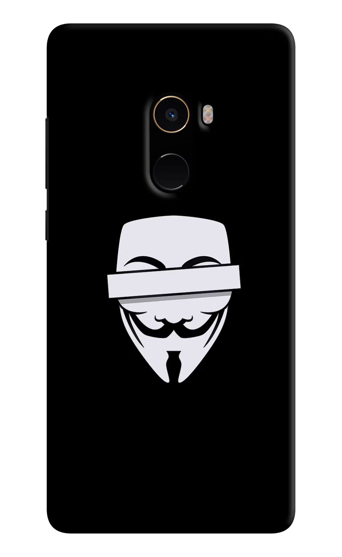 Anonymous Face Mi Mix 2 Hard Case Back Cover by Casekaro