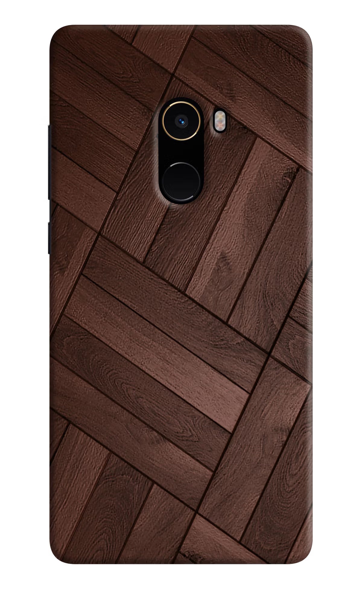 Wooden Texture Design Mi Mix 2 Hard Case Back Cover by Casekaro