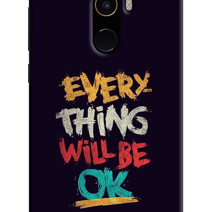 Everything Will Be Ok Mi Mix 2 Hard Case Back Cover by Casekaro