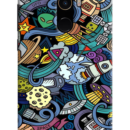 Space Abstract Mi Mix 2 Hard Case Back Cover by Casekaro