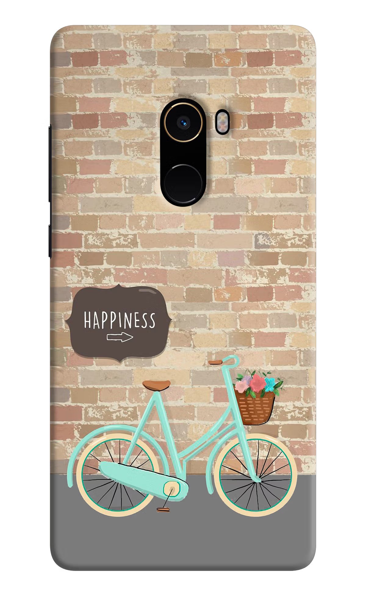 Happiness Artwork Mi Mix 2 Hard Case Back Cover by Casekaro