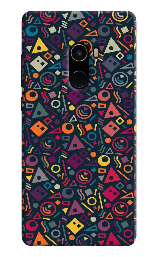 Geometric Abstract Mi Mix 2 Hard Case Back Cover by Casekaro