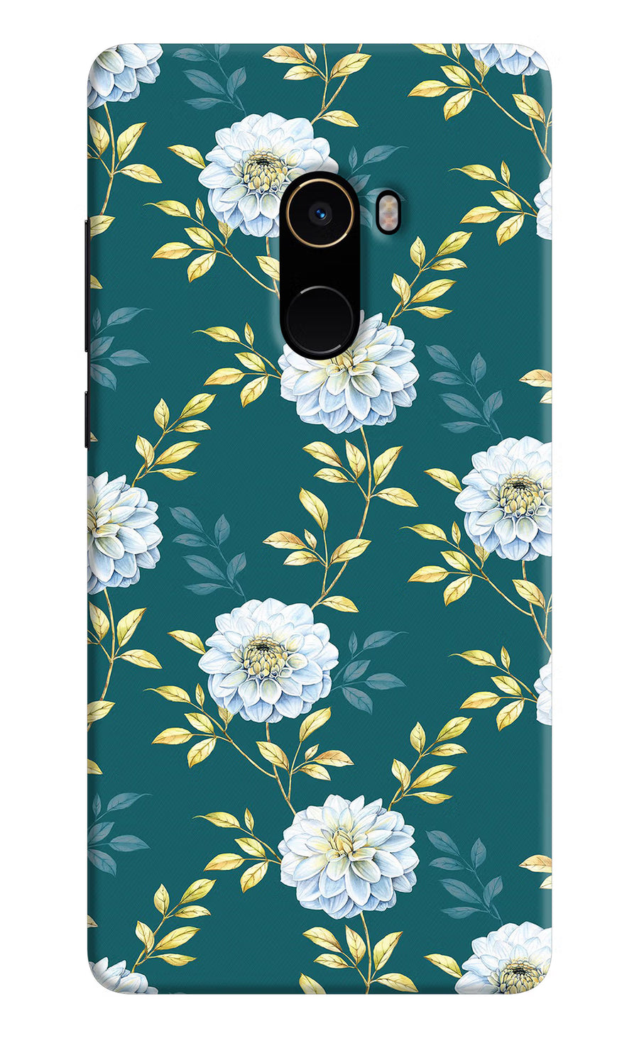Flowers Mi Mix 2 Back Cover, Hard case