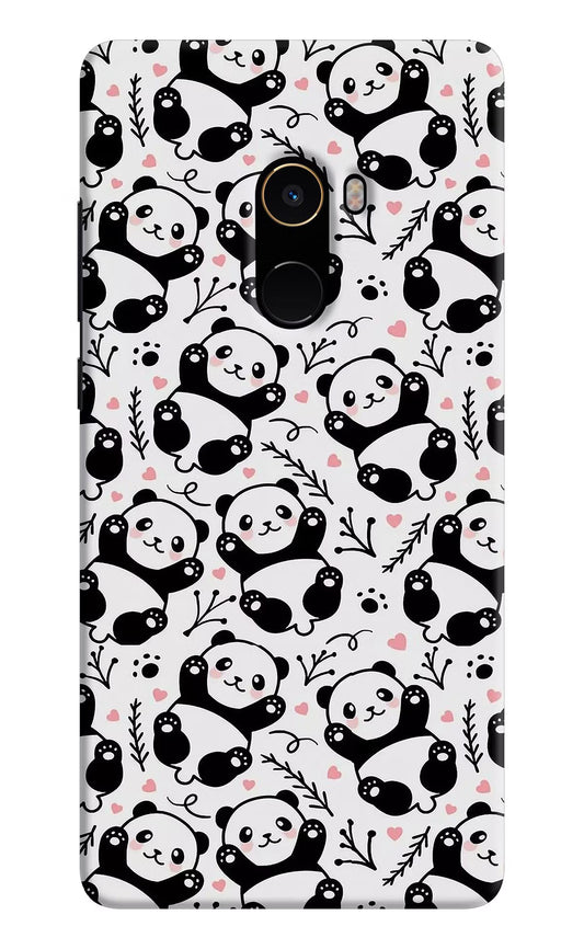 Cute Panda Mi Mix 2 Hard Case Back Cover by Casekaro