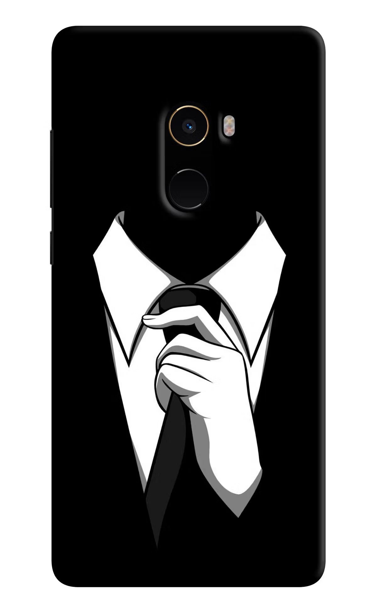 Black Tie Mi Mix 2 Hard Case Back Cover by Casekaro