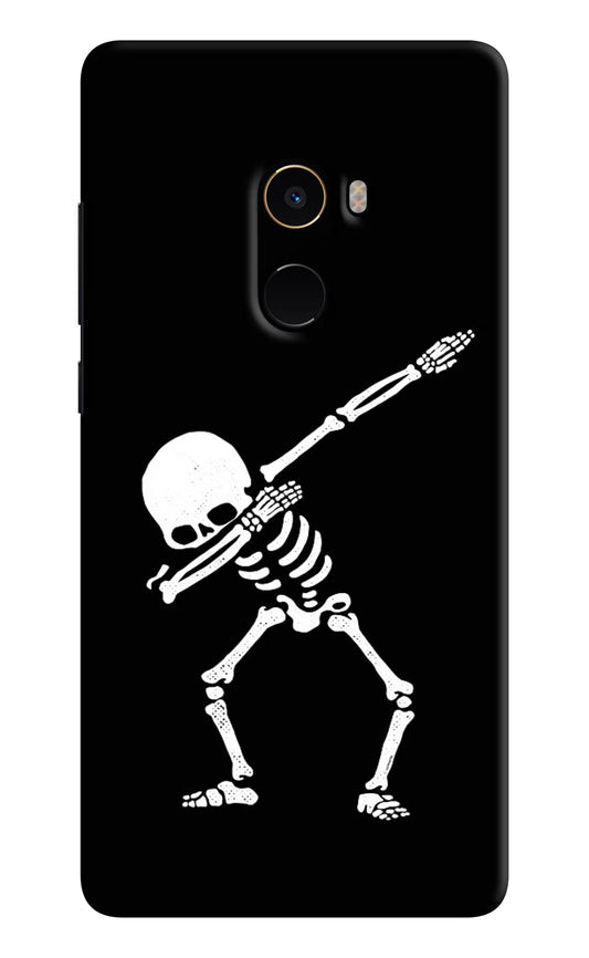 Dabbing Skeleton Art Mi Mix 2 Hard Case Back Cover by Casekaro