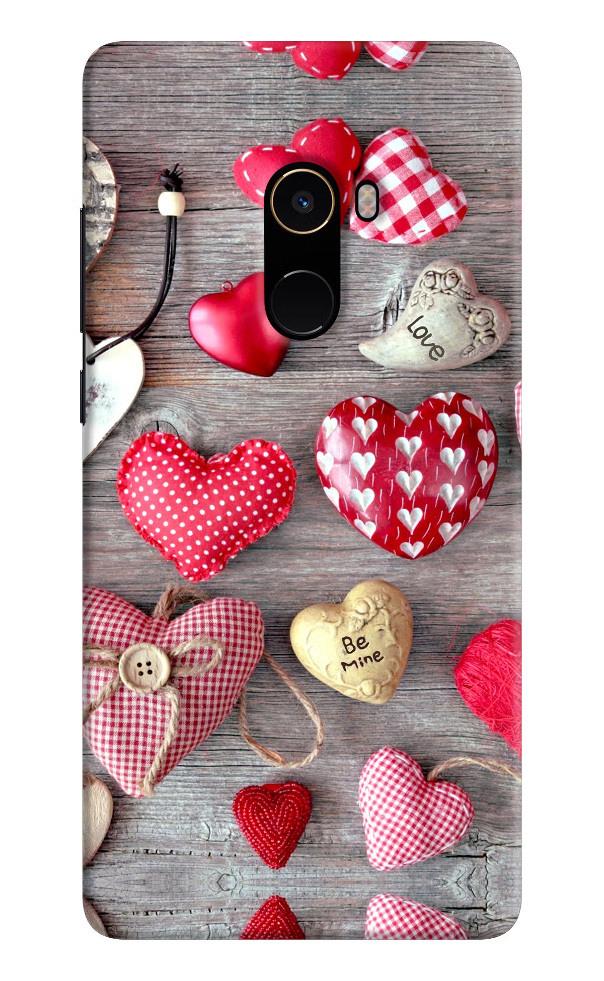 Love Wallpaper Mi Mix 2 Hard Case Back Cover by Casekaro