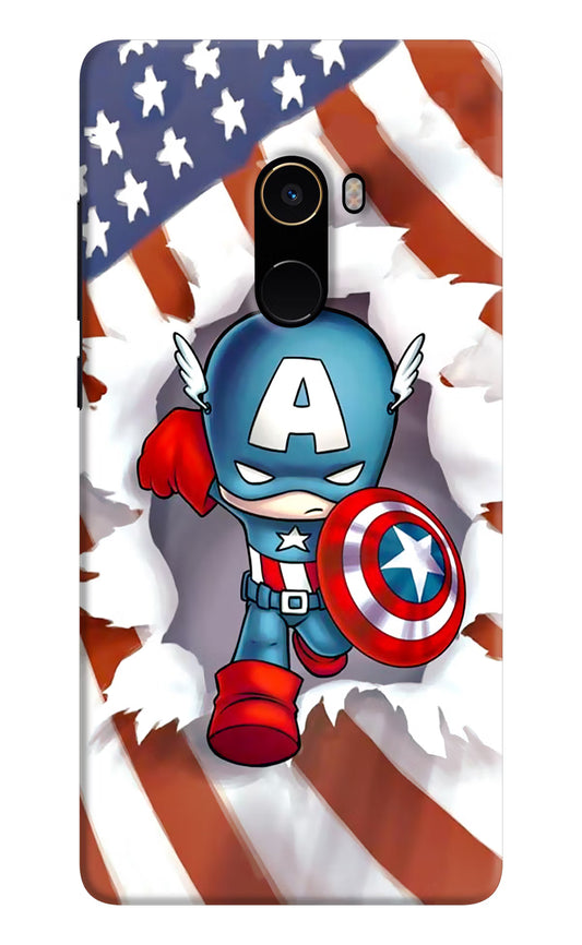Captain America Mi Mix 2 Hard Case Back Cover by Casekaro