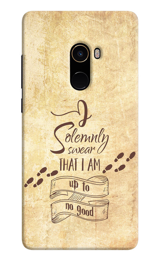 I Solemnly swear that i up to no good Mi Mix 2 Hard Case Back Cover by Casekaro