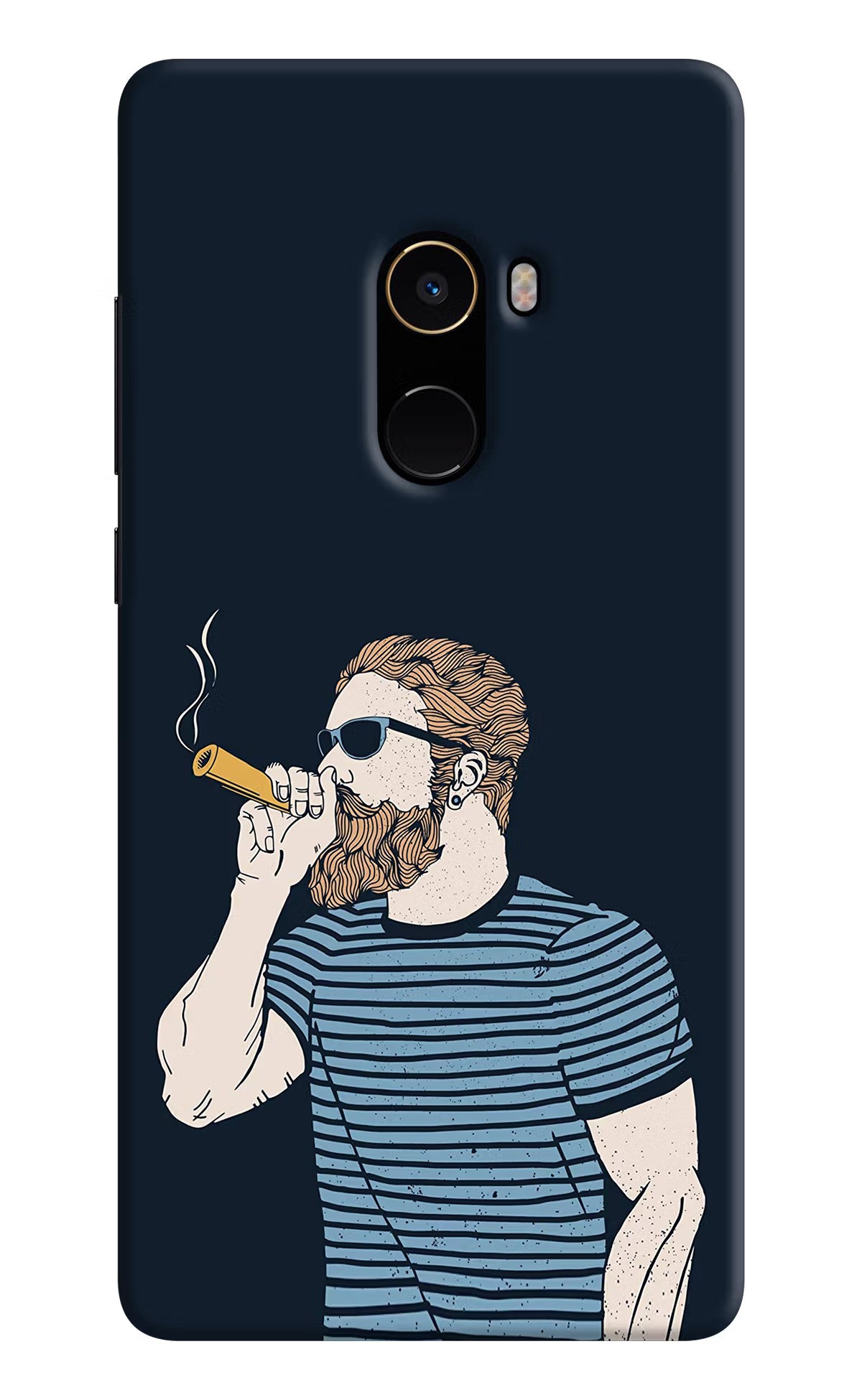 Smoking Mi Mix 2 Hard Case Back Cover by Casekaro