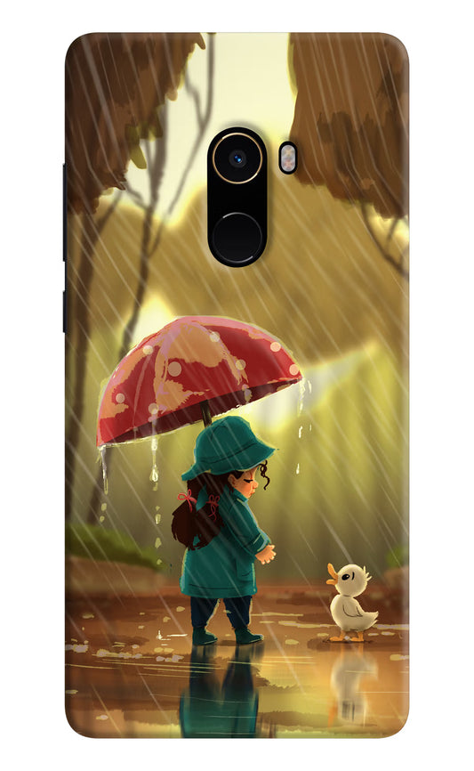 Rainy Day Mi Mix 2 Hard Case Back Cover by Casekaro