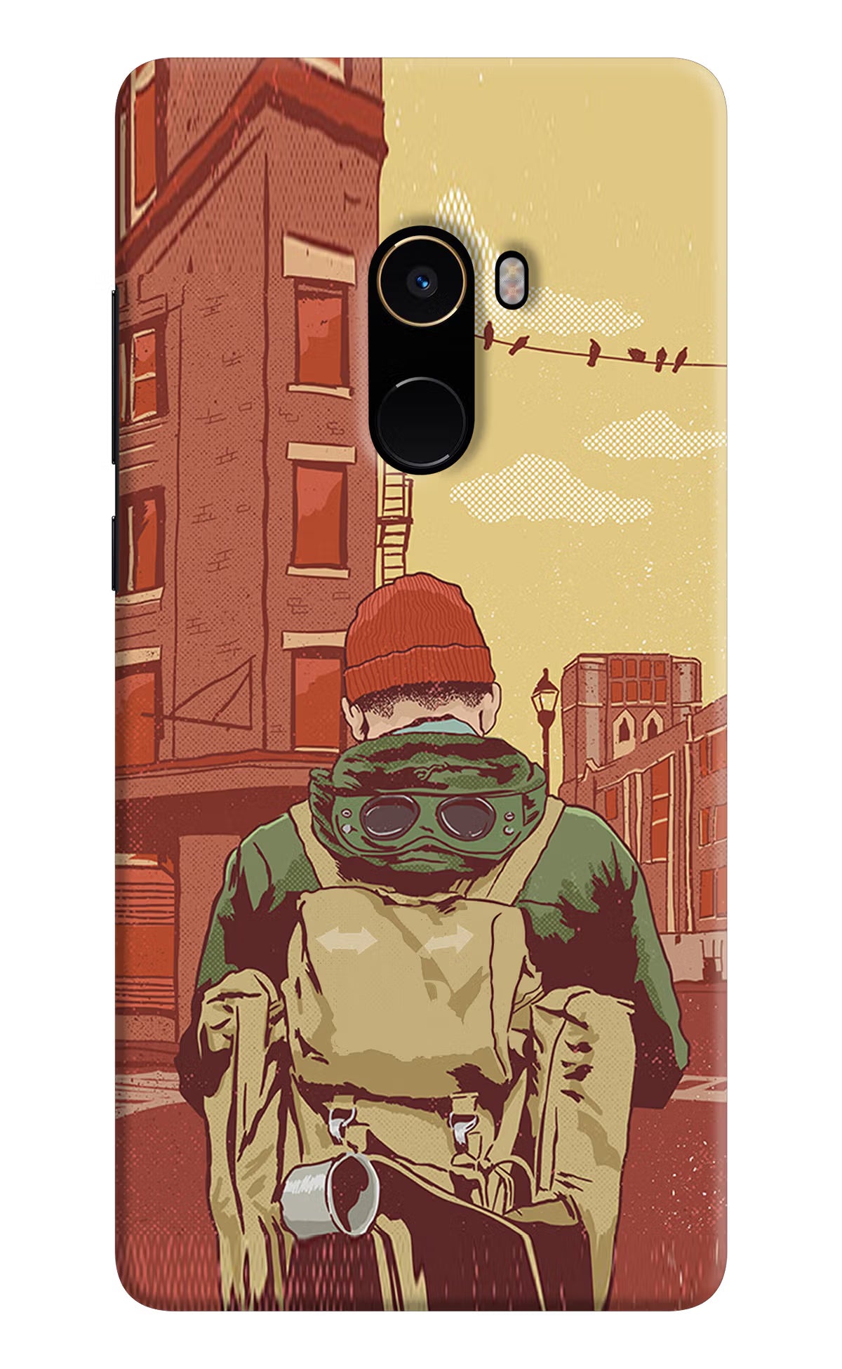 Adventurous Mi Mix 2 Hard Case Back Cover by Casekaro