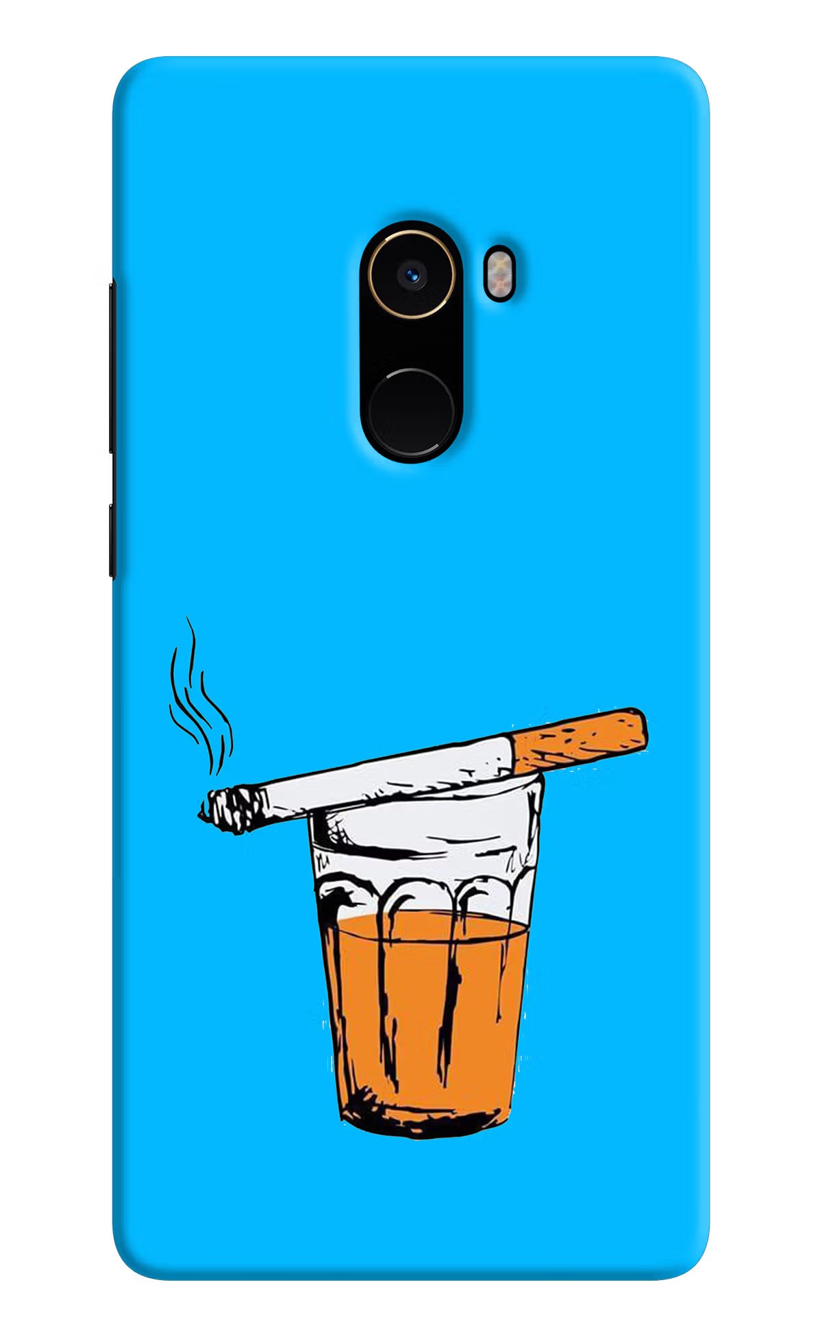Chai Sutta Mi Mix 2 Hard Case Back Cover by Casekaro