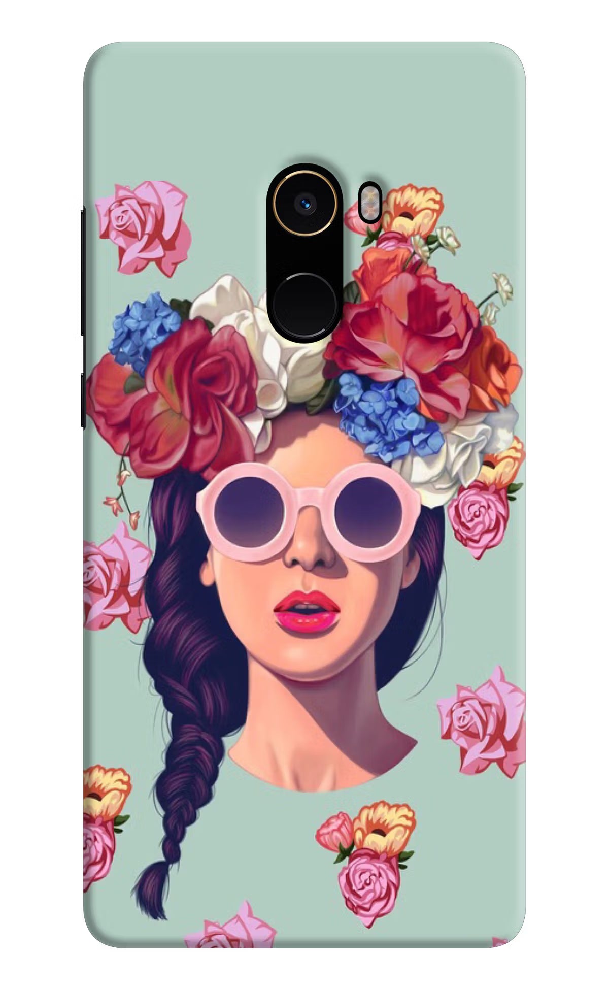 Pretty Girl Mi Mix 2 Hard Case Back Cover by Casekaro