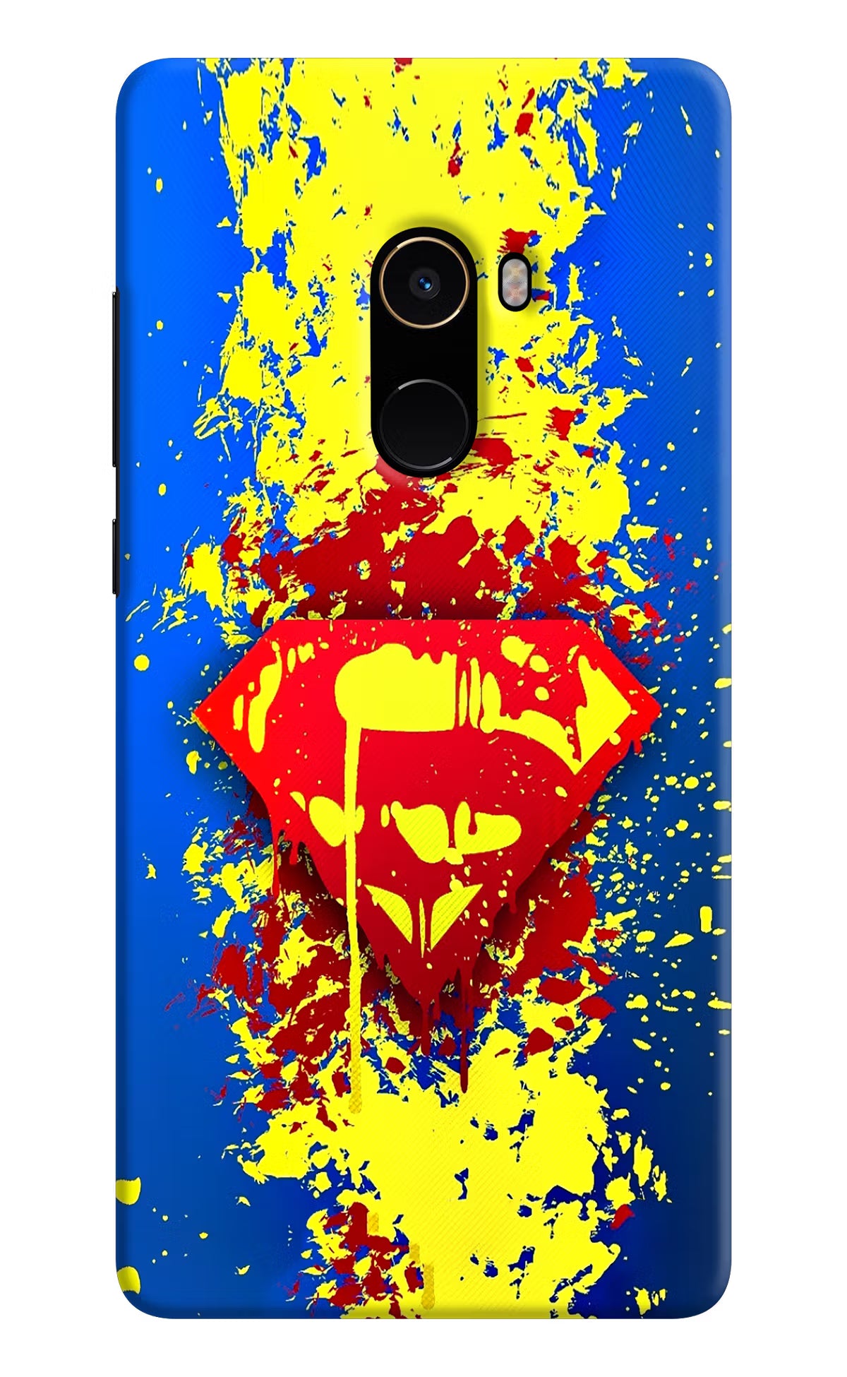 Superman logo Mi Mix 2 Hard Case Back Cover by Casekaro
