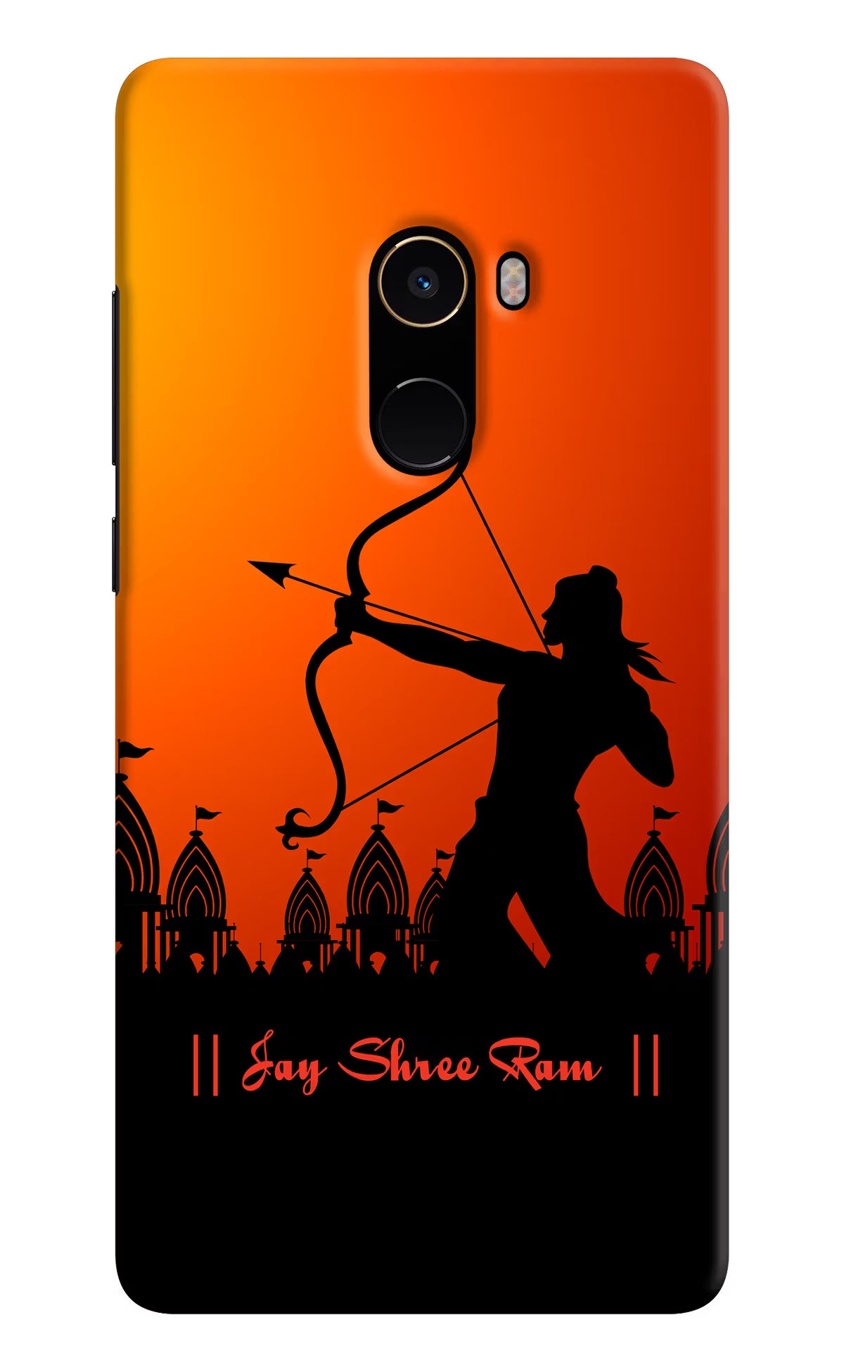 Lord Ram - 4 Mi Mix 2 Hard Case Back Cover by Casekaro
