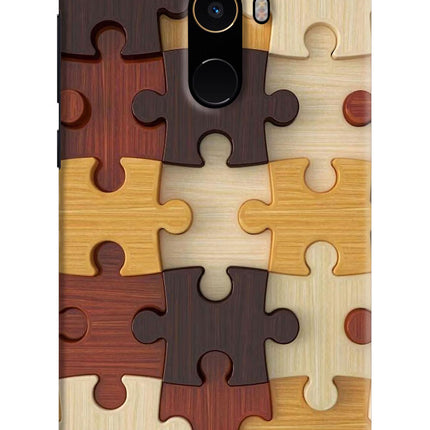 Wooden Puzzle Mi Mix 2 Hard Case Back Cover by Casekaro