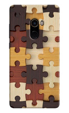 Wooden Puzzle Mi Mix 2 Hard Case Back Cover by Casekaro