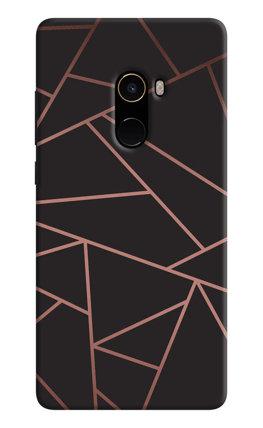 Geometric Pattern Mi Mix 2 Hard Case Back Cover by Casekaro