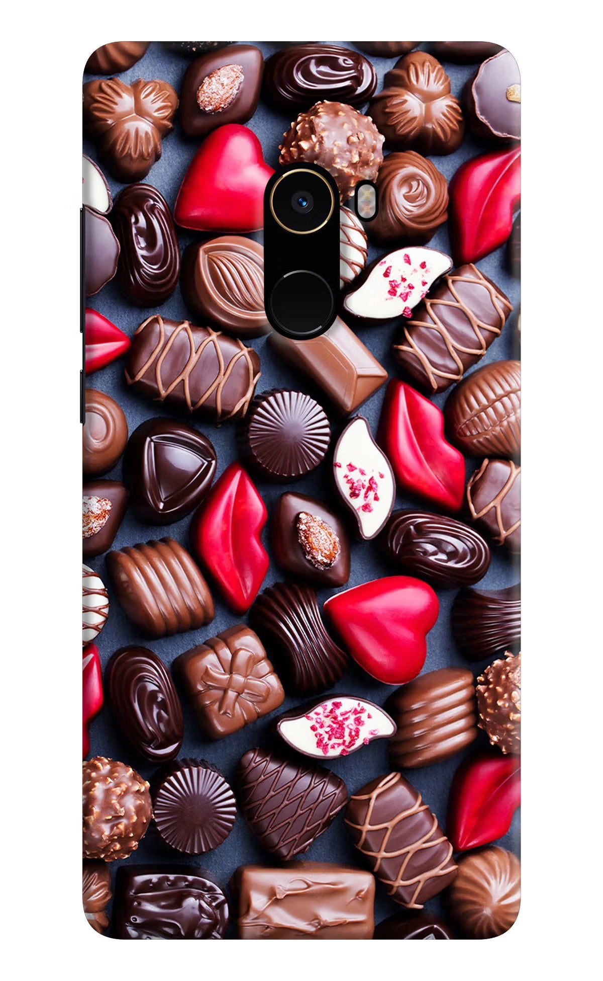 Chocolates Mi Mix 2 Hard Case Back Cover by Casekaro