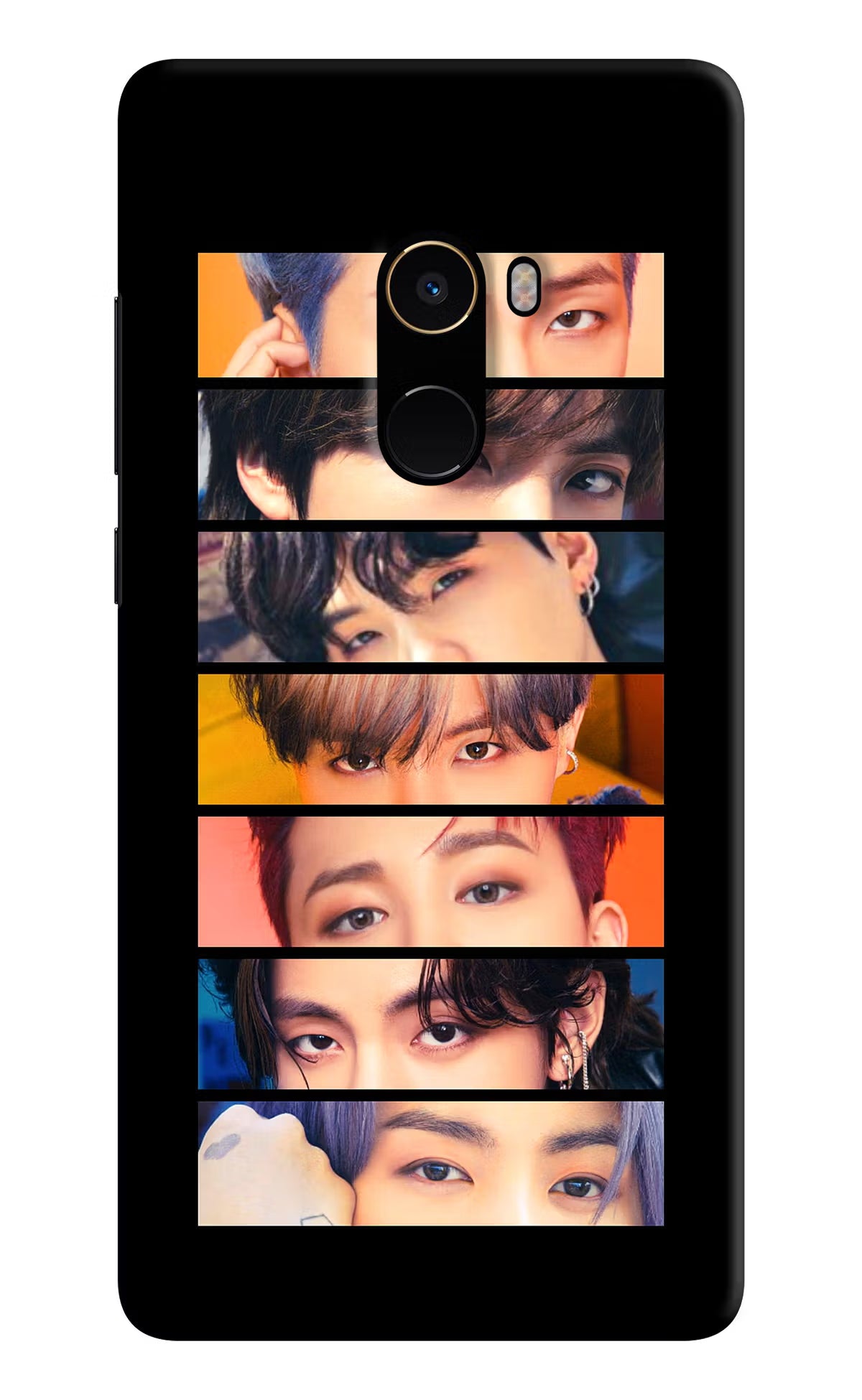 BTS Eyes Mi Mix 2 Hard Case Back Cover by Casekaro
