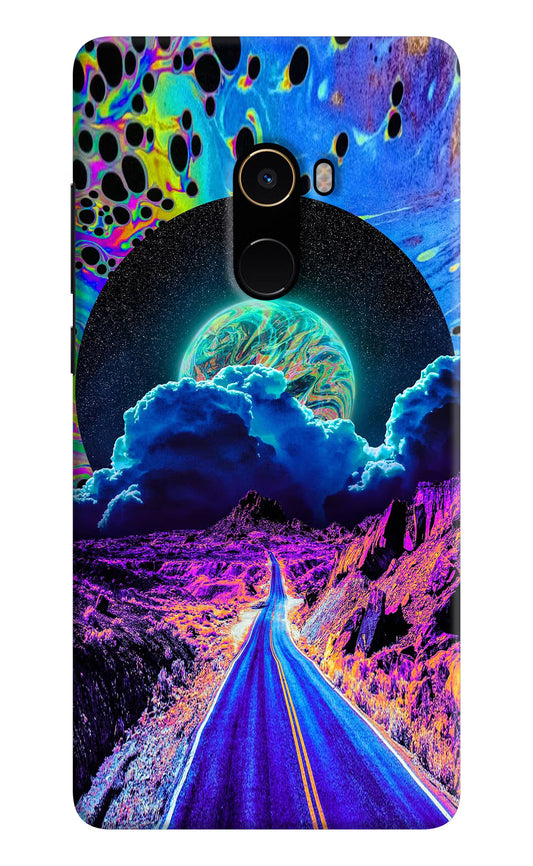 Psychedelic Painting Mi Mix 2 Hard Case Back Cover by Casekaro