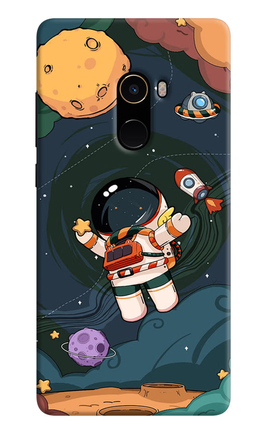 Cartoon Astronaut Mi Mix 2 Hard Case Back Cover by Casekaro