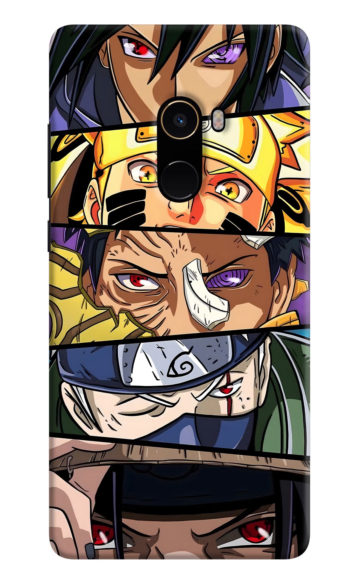 Naruto Character Mi Mix 2 Hard Case Back Cover by Casekaro