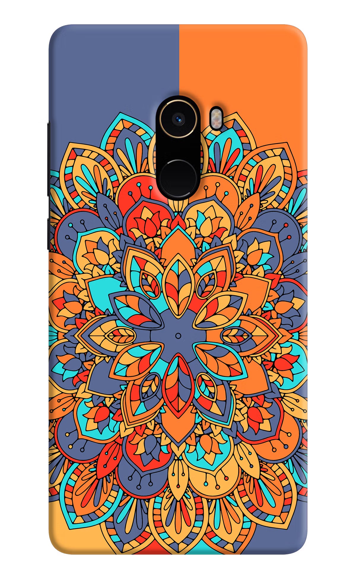 Color Mandala Mi Mix 2 Hard Case Back Cover by Casekaro