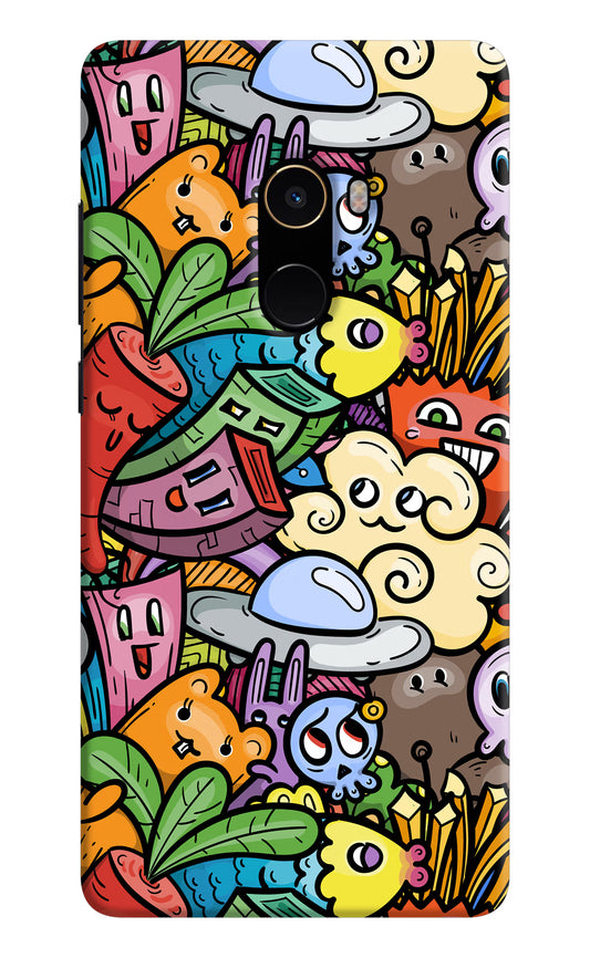 Veggie Doodle Mi Mix 2 Hard Case Back Cover by Casekaro